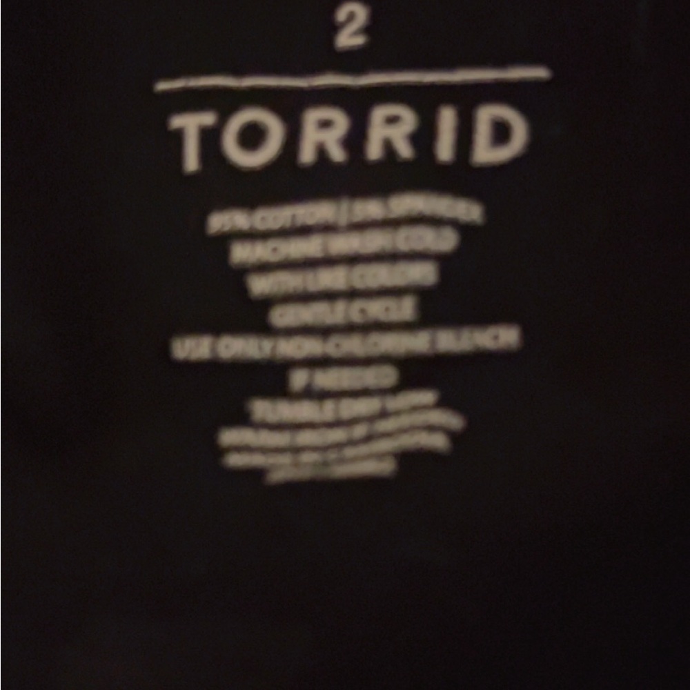 Torrid Black biker shorts